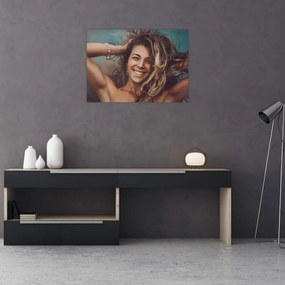 Tablou - Portretul unei femei tinere (70x50 cm)