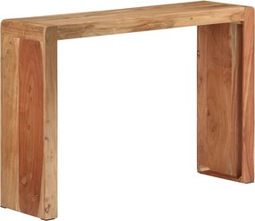 vidaXL Masă consolă, 110x30x76 cm, lemn masiv de acacia
