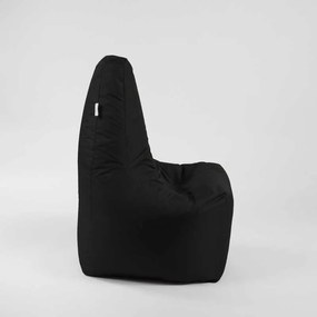 Fotoliu tip Scaun Sunlounger, Material impermeabil - Negru