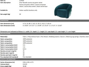 Fotoliu pivotant design elegant LUX Novelle