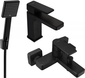Mexen Mino Set pentru cadă R45, negru - 72403R45-70