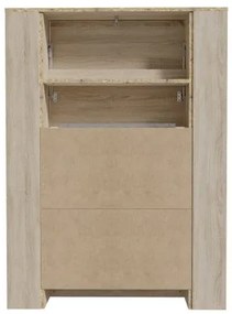 Etajera Multifunctional Sonoma, 88.2 x 120.8 x 18.6 (62.2) Cm