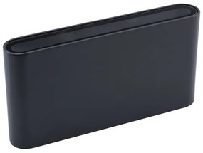 Aplică perete exterior LED FLOW 2xLED/6W/230V IP54 negru