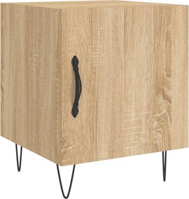 vidaXL Noptieră, stejar sonoma, 40x40x50 cm, lemn compozit