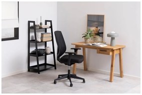 Bibliotecă Actona Wally, înălțime 130 cm, negru