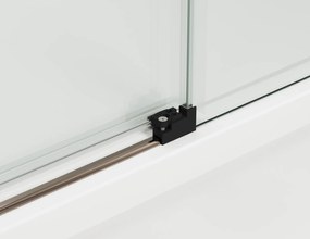 Usa culisanta de dus in nisa, 1600 mm, champagne metal, doua elemente, Ronal Oriana Champagne metal, 1600 mm