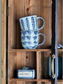 Vitrină neagră din lemn de brad suspendată 50x80x14 cm Hazem – Bloomingville