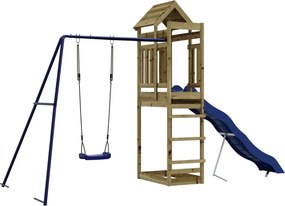 vidaXL Set de joacă pentru exterior, lemn de pin impregnat