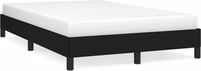 vidaXL Cadru de pat fără saltea Negru 120x190 cm țesătură