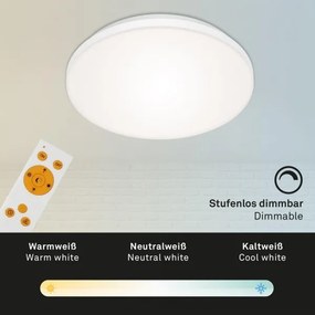 Plafonieră LED dimabilă Briloner 7377-016 LED/12W/230V 3000-6500K