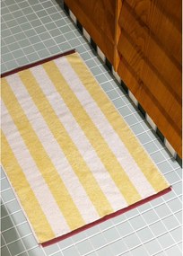 Covoraș de baie galben din material textil 50x80 cm Gobo – noo.ma