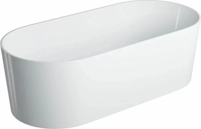 Cada freestanding Omnires Ovo M+ alb  160x75 cm