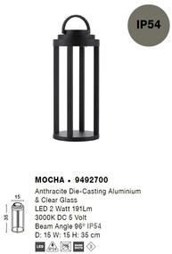 Lampa LED portabila iluminat exterior decorativ MOCHA