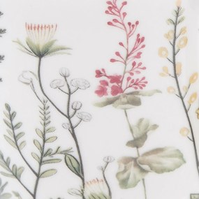 Set de 6 căni din porțelan Pajiște de vară 230 ml, roșu