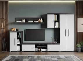 Set Mobilier Living Alb cu Ferrara Max-C02