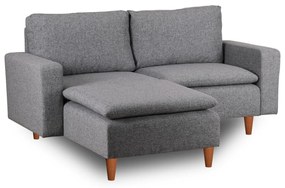 Canapea de colț Lungo Mini - Light Grey