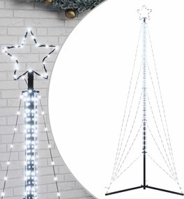 vidaXL Pom de Crăciun LED 525 LED-uri Alb Rece 302 cm