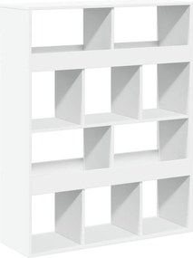 vidaXL Separator de cameră, alb, 100x33x125,5 cm, lemn prelucrat