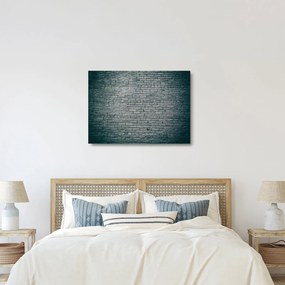 Tablou pe sticlă cu perete din cărămidă (70x50 cm)