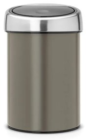 Coș de gunoi Brabantia Touch Bin 3L, Platinum 647215