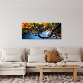 Tablou - Cascade din Asia (120x50 cm)