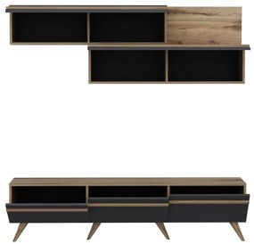 Mobilier living Amstel (antracit + Nuc). 1088821