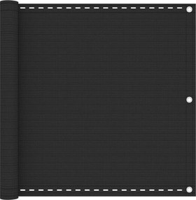 vidaXL Paravan de balcon, antracit, 90x300 cm HDPE