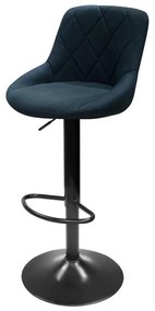 Scaun tip bar Teken (albastru închis + negru) . 1116526
