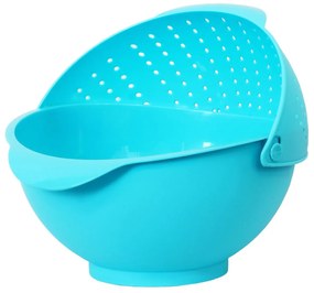 Bol cu strecuratoare 3L, turcoaz, Otello