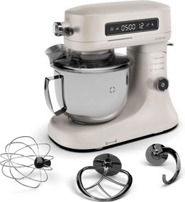 Klarstein Robot de bucătărie Chiara, 1600 W, 12 setări, Bol din oțel inoxidabil, Afișaj LCD, Accesorii incluse