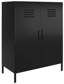 Dulap negru din metal 40x102x80 cm Mission District – Støraa