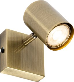 Spot modern bronz reglabil pătrat - Jeana