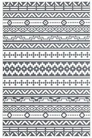 Outsunny Covor Reversibil de Exterior Impermeabil, din Paie de Plastic, 182x274 cm, Gri Închis și Alb | Aosom Romania