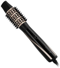 Perie pentru uscare si coafare Remington AS7700, 1200W, Cu strat ceramic, Cool Shot, 6 atasamente, Negru/bej