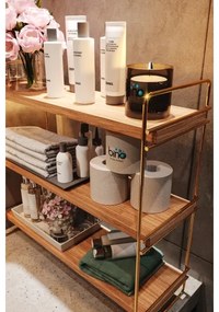 Organizator cu rafturi 45x40 cm auriu/maro