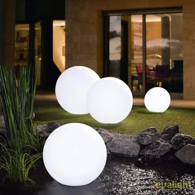 Lampa decorativa de exterior diam.60cm Globo alb 37273 HT