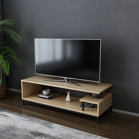 Comoda TV Reilly - Negru, Oak