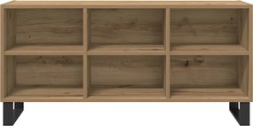 vidaXL Cabinet TV Stejar Artizanal 103,5 x 30 x 50 cm Lemn compozit