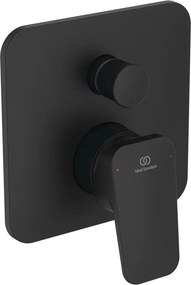 Baterie cada - dus Ideal Standard Ceraplan negru mat fara corp ingropat