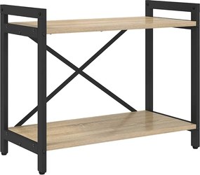 vidaXL Raft pentru cărți Stejar Sonoma 60 x 30 x 50 cm Lemn compozit