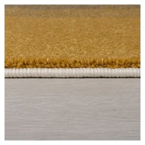 Covor Flair Rugs Plaza, 160 x 230 cm, gri - galben