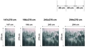 Fototapet apus de soare deasupra lacului
