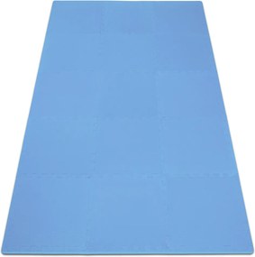 Covor protectie pardoseala Puzzle 8 bucati Albastru 180 x 90 cm