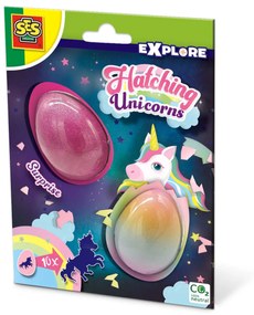 Set creativ - Eclozeaza 2 oua cu Unicorni surpriza