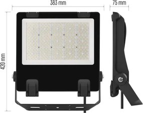 Proiector LED AVENO LED/200W/230V 4000K 32000 lm IP66 negru