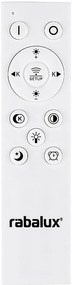 Lustra LED cu telecomanda, circulara 2 inele Irelia