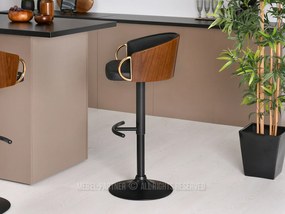 Scaun Elviria H (nuc închis + negru). Promo -15%. 1110665