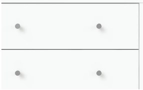 Comodă Tvilum May, 72x68 cm, alb