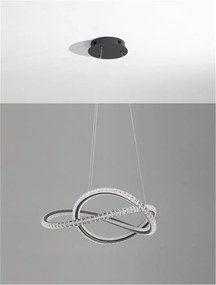 Lustra LED suspendata moderna design elegant GINEVRA 56W
