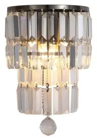 Aplică de perete Searchlight EMPIRE 61321-2AB, 2xE14/7W/230V, IP44